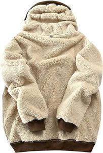 Sweat à capuche en polaire Sherpa pour homme, chaud pour l'hiver, pull Teddy personnalisé, sweat à capuche Teddy en polaire pour homme, sweat Sherpa surdimensionné - Product Image 3