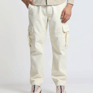 High Quality Multi-Pocket Casual <b>Cargo</b> <b>Pants</b> Custom Logo Solid Color <b>Waterproof</b> Breathable Canvas Lightweight Men's <b>Cargo</b> <b>Pants</b> - Product Image 1