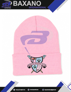 Bonnet d'hiver en tricot Gamma Phi Delta Sorority, rose et bleu clair, broderie 3D, bonnet d'hiver en tricot de qualité supérieure - Product Image 6