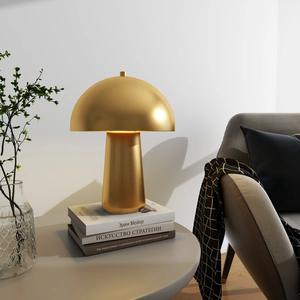 Lampe de table minimaliste en laiton doré au design fin, éclairage moderne pour bureau et chambre - Product Image 2