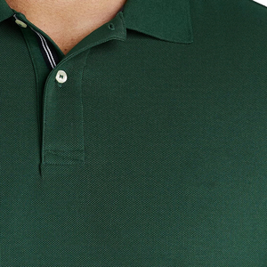 Polo en coton uni confortable pour hommes, livraison directe d'usine, logo personnalisé imprimé, grandes tailles disponibles à la vente - Product Image 2