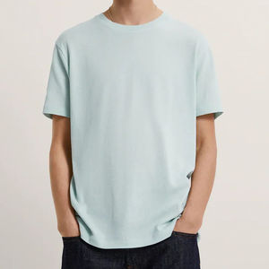 T-shirt décontracté pour homme en polyester/coton respirant, imprimé animal, imprimé par transfert thermique, coupe tendance pour l'été - Product Image 4