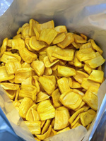Vietnamese gedroogde jackfruit chips, premium knapperige zoete snack, natuurlijk fruit, vacuüm gefrituurd, groothandelsverpakking, export naar Nederland