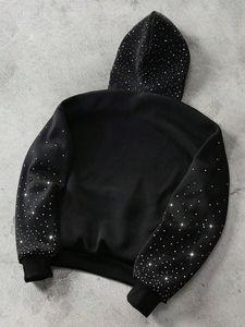 Sudadera con Capucha 100% Algodón para Mujer, Personalizada, de Invierno, Tejido de Felpa, Bordada, Tie Dye, Estilo Y2K, para Otoño - Product Image 5