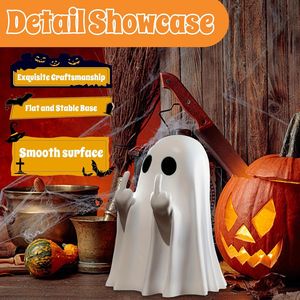 Statua di Fantasma in Resina Carina e Spettrale, Decorazione per Halloween, Ornamento per Casa e Ufficio - Product Image 5