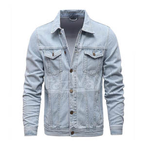 Abrigo vaquero informal para hombre, estilo vintage con forro polar suave - Product Image 2