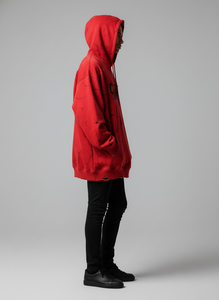 Sudadera con capucha y cremallera desgastada, personalizada, 100% algodón, felpa francesa de 400GSM, lavado ácido vintage, estilo urbano para hombre, peso pesado, fabricante OEM - Product Image 3