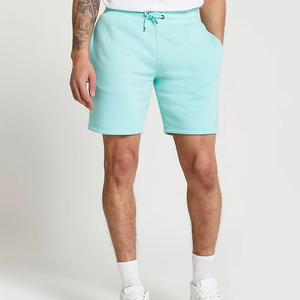Shorts en molleton pour hommes à prix d'usine, shorts en coton, streetwear, shorts de survêtement en molleton bouclette avec impression personnalisée - Product Image 5