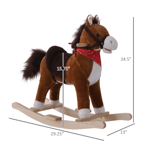 Cavallo a dondolo in legno per bambini - Product Image 2