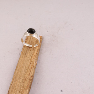 Wholesale 925 Sterling Silver Oval Black Onyx <b>Ring</b> Bezel Set Natural Gemstone Cabochon <b>Plain</b> Band Fine Jewelry Party - Product Image 5
