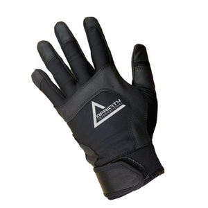 Gants de frappe de baseball de qualité supérieure en cuir véritable, paume rembourrée antidérapante, fermeture auto-agrippante, gants d'entraînement pour adultes, impression personnalisée - Product Image 3