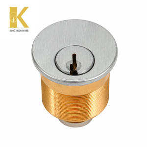กุญแจล็อคแบบฝัง 25 มม. ร่องกุญแจ SC โครเมียมซาติน ทองเหลืองแท้  แบบ KA KD ให้เลือก - Product Image 6