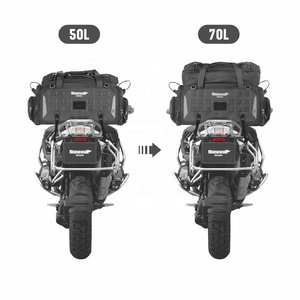 <span class=keywords><strong>Sacoche</strong></span> de selle arrière pour <span class=keywords><strong>moto</strong></span> Rhinowalk Mechanic 50-70l, grand sac de voyage pour ADV, tourisme longue distance - Product Image 5