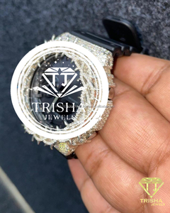 Crown of Thorns VVS Moissanite <b>Diamond</b> <b>Watch</b> 925 Sterling Silver Iced Out Hip Hop Statement Timepiece - Product Image 5