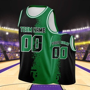 เสื้อบาสเก็ตบอลแบบกลับด้านได้รุ่นใหม่ พร้อมปักชื่อทีมและชื่อผู้เล่นตามสั่ง ผลิตจากโพลีเอสเตอร์ 100% ระบายเหงื่อได้ดี ป้องกันแบคทีเรีย และระบายอากาศได้ดี - Product Image 2