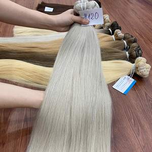 Extensiones de Cabello con Trama de Máquina de la MEJOR CALIDAD, Color Marrón, Cabello Humano de Vietnam, Sin Caída, Sin Enredos - Product Image 4