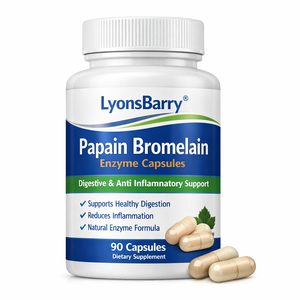 Cápsulas de Enzimas de Papaína y Bromelina para Adultos, Antioxidante, Digestivo, Antiinflamatorio, Proveedor OEM GMP - Product Image 3