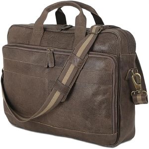 Nouveau 2025 Vente en gros de sac de bureau en cuir véritable de qualité professionnelle pour hommes sac en cuir de haute qualité pour affaires OEM avec logo personnalisé - Product Image 4