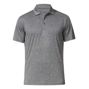 Camisa de Golf de Manga Corta para Hombre, Elegante, Casual, con Patrón Sólido, 100% Algodón, Antiarrugas, de Primera Calidad - Product Image 1