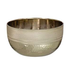 Cuencos decorativos de plata hechos a mano para mesa, suministros para eventos, cuencos de metal para exhibir frutas, galletas y aperitivos, hechos a mano - Product Image 5