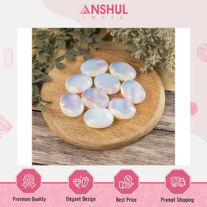Piedra de Ópalo Sintético Natural Ovalada Pulida de 2.5 Pulgadas de la Mejor Calidad, Cristales Curativos de 1 kg para la Belleza y la Energía Positiva - Product Image 5