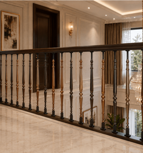 Balustres décoratifs en laiton tourné pour rampes d'escalier, poteaux de garde-corps, taille personnalisable - Product Image 2
