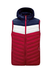 Gilet matelassé léger d'hiver le plus vendu pour hommes, avec logo personnalisé, haute qualité, coupe-vent, respirant, techniques de teinture unie, vêtements - Product Image 4