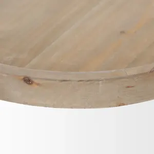 Plateau de service en bois fait main pour les réceptions de fin d'année, plateau en bois massif durable du Royaume-Uni, plateau à café plaqué Zahid, sûr et durable. - Product Image 4