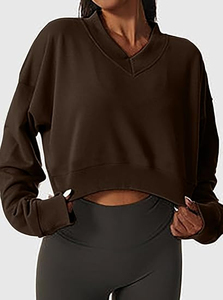 Sudadera Oversize de Felpa para Mujer, Personalizada, Mezcla de Algodón, Ajuste Holgado, Manga Larga, Casual, Suave y Cálida, Estilo Urbano de Invierno - Product Image 5