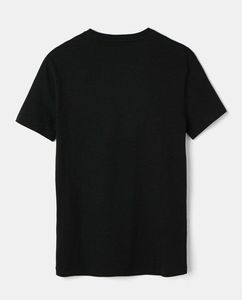 Camiseta sin Mangas para Hombre, Cuello Redondo, Color Azul Marino, Corte Regular, Color Sólido, Logotipo Vintage en la Parte Delantera, Tejido de Jersey 100% Algodón - Product Image 2