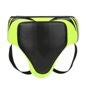 Protège-entrejambe confortable en cuir PU et cuir de vachette de haute qualité pour l'entraînement de Muay Thai, de boxe et de karaté - Protection durable - Product Image 2
