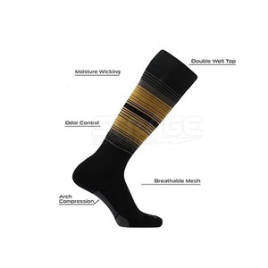Youth American Football <b>Socks</b>-<b>Knee</b> <b>High</b> Cotton Blend Breathable & Eco-Friendly Quick Dry Sports <b>Socks</b> - Product Image 4