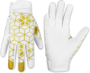 ถุงมือรับบอลอเมริกันฟุตบอล Pro Grip คุณภาพสูง ฝ่ามือเหนียวแน่น สีและโลโก้ปรับแต่งได้ น้ำหนักเบา - Product Image 1