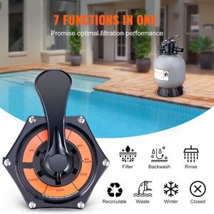 Filtro a Sabbia da 19 Pollici per Piscine Interrate con Portata Fino a 45 GPM, Sistema di Valvole Multiporta a 7 Vie - Product Image 4