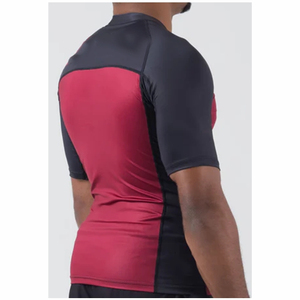 <b>Man's</b> Sublimation Printed Round Neck <b>Men's</b> Rash Guard Long Sleeve <b>Compression</b> <b>Shirt</b> Gym Fitness Customized MMA BJJ Rashguard - Product Image 4