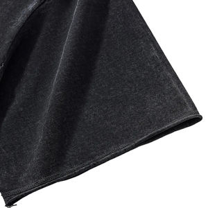 Camiseta de Verano para Hombre, Estilo Urbano, Corte Holgado, 260 g/m², Color Sólido, con Logotipo Personalizado, Manga Corta, 100% Algodón - Product Image 6