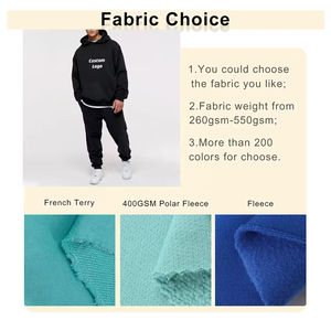 Nouvel Arrivage Survêtement Décontracté Homme Hiver Grande Taille à Capuche Personnalisable avec Logo Couleur, Durable 100% Coton Imprimé Délavé à l'Acide de Haute Qualité - Product Image 5