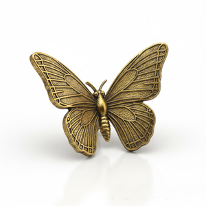 Regalos promocionales económicos al por mayor, suvenir de metal personalizado, pisapapeles de mariposa 3D de metal. - Product Image 1