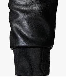 Custom Letterman Style Wool/Leather <b>Reversible</b> <b>Jacket</b> | Wholesale Embroidered Windproof Breathable Unisex <b>Jackets</b> | OEM Private - Product Image 6
