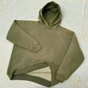 Sudadera con Capucha para Mujer, Color Sólido, Tejido de Algodón, Estilo Casual Otoñal, Transpirable, con Bolsillos - Product Image 2