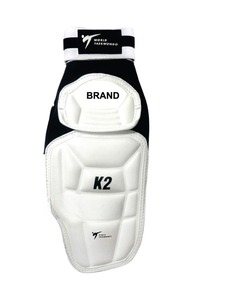 อุปกรณ์ป้องกันเท้าเทควันโด K2 สีดำ สีขาว PU อุปกรณ์ป้องกันการฝึกซ้อมที่ทนทาน สำหรับทุกเพศ - Product Image 2