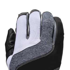 Gants de frappe classiques personnalisés pour adultes, paire, baseball, softball, spandex, gris, noir, fermeture auto-agrippante, ambidextres - Product Image 5
