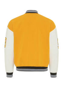 Blousons universitaires en laine personnalisés avec logo, broderie chenille, doublure polaire, pour homme – Collection Hiver – Meilleures ventes - Product Image 6