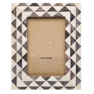 Handmade Mosaic Bone Inlay 4x6 <b>Picture</b> <b>Frame</b> for Desk Tabletop Living Room Display Showcase Photo <b>Frame</b> Table Wall Photo <b>Frame</b> - Product Image 4