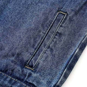 เสื้อแจ็คเก็ตยีนส์ผู้หญิงแบบทำสีซีดสไตล์วินเทจ บริการ OEM พร้อมรับผลิตเสื้อแจ็คเก็ตยีนส์คุณภาพสูง พร้อมขนาดและโลโก้ตามสั่ง - Product Image 3