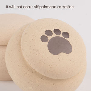 Ceramic Pet <b>Urn</b> Mini Cremation Keepsake for Dog Ashes Simple Teardrop Shape Airtight Memorial Container - Product Image 2
