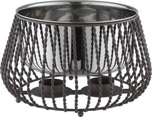 Chauffe-Plat Moderne en Acier Inoxydable à Fil Torsadé avec Support Cage Unique pour Buffets, Hôtels de Luxe et Événements de Restauration - Product Image 3