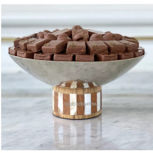 Snacks Dry fruits Bowl <b>Decorative</b> Safe Bowl And Serving Dish Chocolate Candies Cookie Snacks Serve Dish Elegant Bowls Home Decor - Product Image 4