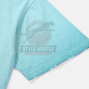 T-shirts décontractés effet soleil délavé pour hommes – Vente en gros et en ligne pour l'été - Product Image 6