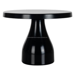 Modern Hammered 2-Tier Black Cake Stand Stylish Casted <b>Bakeware</b> Ideal for Weddings Birthdays and All Occasions - Product Image 3